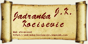 Jadranka Kočišević vizit kartica